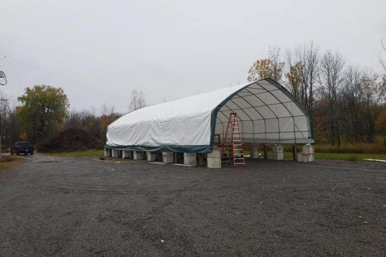 large vehicle tent