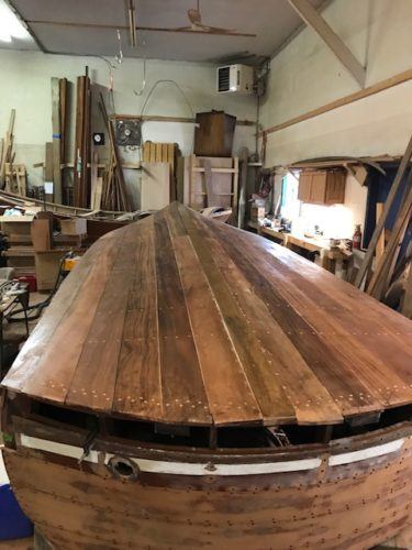 Shepherd boat wood frame